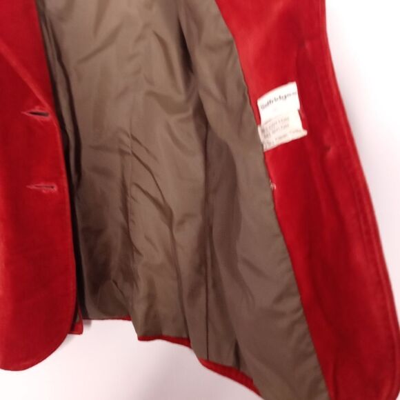 Vintage Selfridges London velvet blazer - Picture 4 of 7